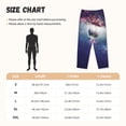 thumbnail image 4 of Bixox Women's Planets Stars And Galaxies Patterned Pajama Pants Loungewear, 4 of 5