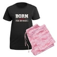 thumbnail image 5 of CafePress - Born Between February 28 & March 1 Pajamas - Women's Short Sleeve Print T-Shirt and Pants Dark Cotton Pajama Set, 5 of 7