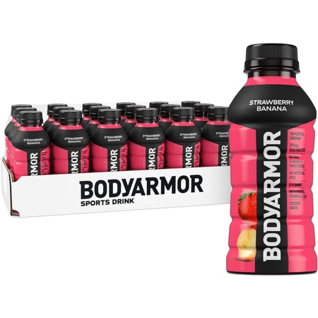 BODYARMOR Strawberry Banana Sports Drink, 12 fl oz, 18 Pack