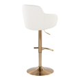 thumbnail image 6 of Boyne Adjustable Bar Stool, Gold Bar Stools, Bar Chairs, Swivel Bar Stools, Bar Stools Set of 2, 6 of 6