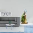 thumbnail image 2 of Reloj de pared digital, reloj de escritorio multifuncional para oficina, , figura simple, estatua de pavo real, estante, decoración de, 2 of 8