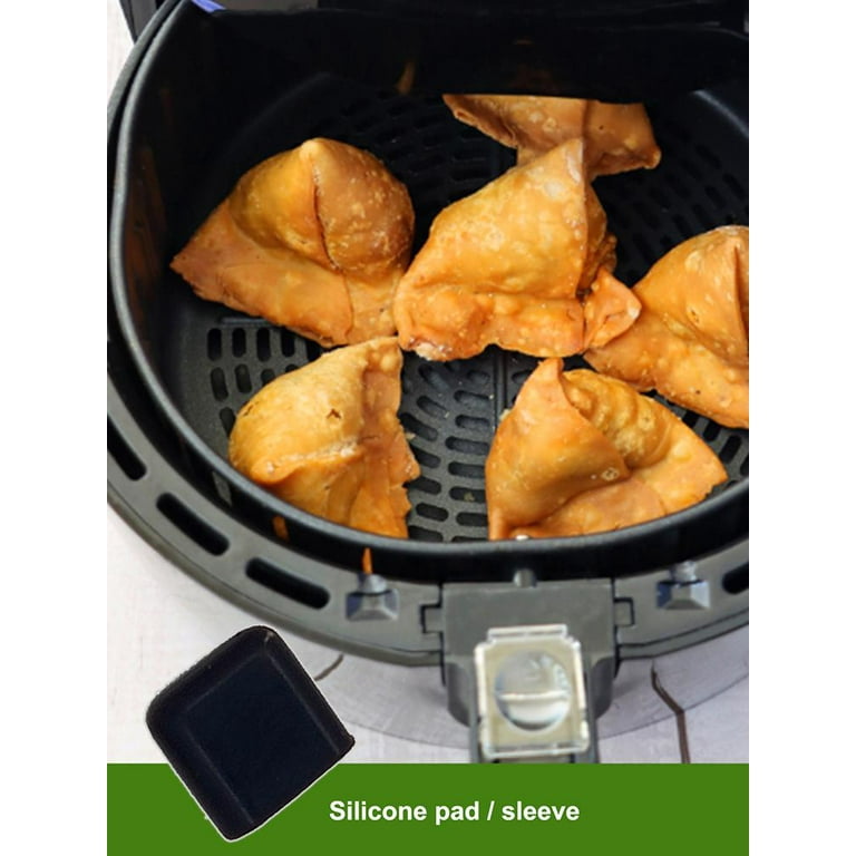 3/8pcs Air Fryer Rubber Cap Scratch Protective Cover High Temperature  Kitchen Air Fryer Tray Rubber Replace Protection Cover - AliExpress