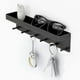 thumbnail image 1 of Key Holder / Key Holder Black / Key Holder / Key Organizer / Hook Bar With Shelf, Self-Adhesive Keyboard Storage, Wall-Mounted Organizer, 1 of 4