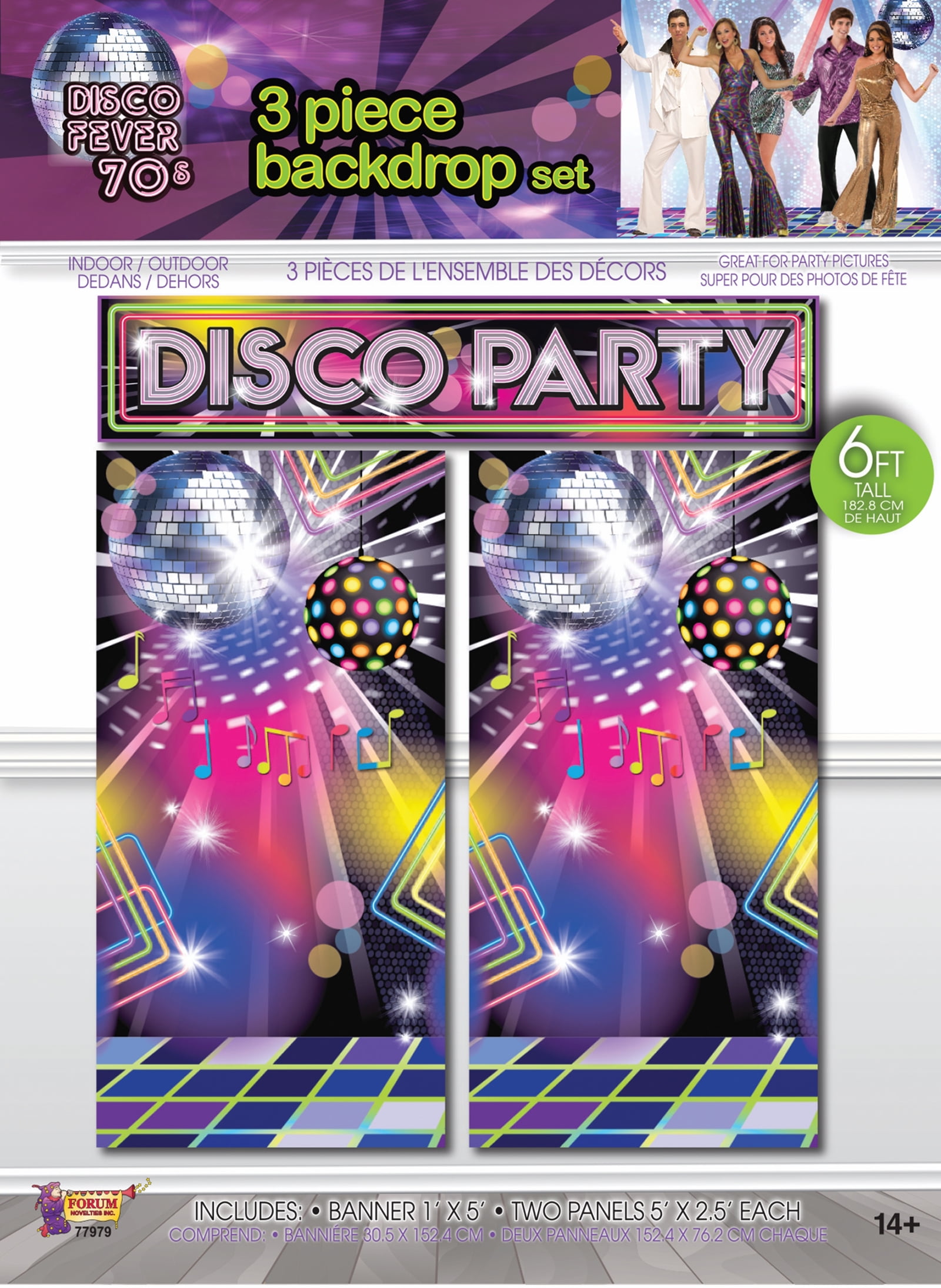 Boogie Nights Disco Party Decoration Set