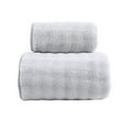 thumbnail image 2 of 2 Pcs Bath Towels Set For Bathroom Cotton Thick Soft Absorbent Towel Set Of 2 Household Wash Face Gift Towel Bath Towels Up to 65% off!, 2 of 7