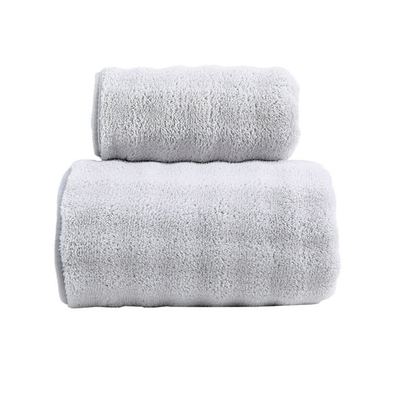 Lilixerw 2 PCS Bubble Coral Velvet Bath Towel,Bath Blanket Soft Highly Absorbent Bathroom Towel Set Microfibers Quick Dry Shower Towel Face Towel for Hotel,Bathroom,Guest,Gym
