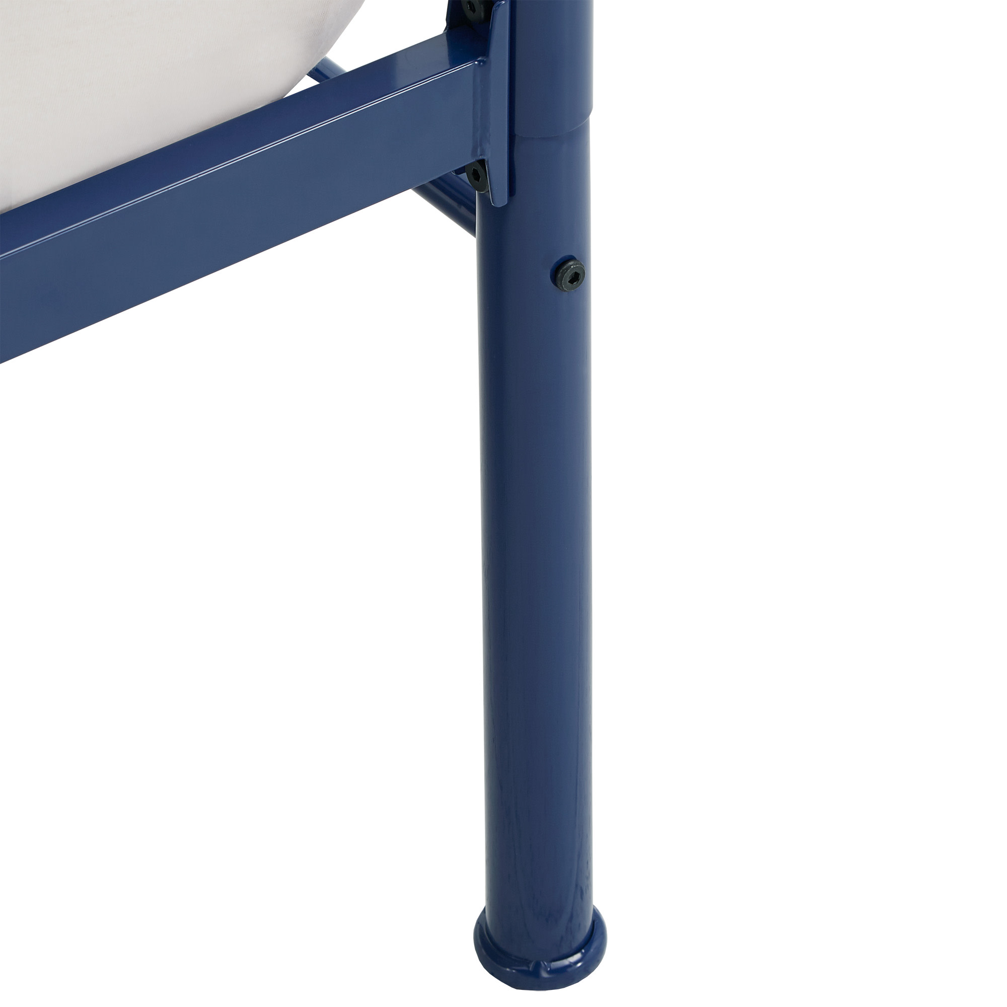 Weston Home Luca Metal Twin Daybed with Lift-up Trundle, Navy Blue