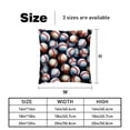 thumbnail image 5 of Baseball Luxurious Velvet Decorative Throw Pillow Inserts - Set of 2, Chair Pillow Covers - Unique Patterns, 16x16, 18x18, 20x20 Inches for Home Decor & More, 5 of 6