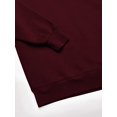 thumbnail image 3 of Hanes Mens ComfortBlend EcoSmart Crew Sweatshirt - Best-Seller, 4XL, Maroon, 3 of 4