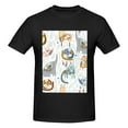 thumbnail image 4 of Bingfone Cute Colorful Animal Men'S Loose Fit Short-Sleeve Pocket T-Shirt, 4 of 7