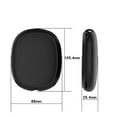 thumbnail image 4 of Transparent Soft Silicone Cover Earphone Protector Sleeve Case Protective Shell For Airpods max Headphones Headset Gray, 4 of 5
