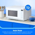 thumbnail image 2 of Midea Countertop Microwave Oven, 0.7 Cu Ft, 700 Watts, 11 Power Levels, Compact, White, 2 of 10