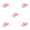 thumbnail image 2 of Naiovety Cortador de papas fritas Ola Cocina Fruta Fry Maker Chopper Acero inoxidable Lavable Antiadherente Zanahoria rebanar Rosa Rosado 5piezas Naiovety  CBP221592, 2 of 6