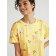 thumbnail image 5 of Joyspun Women's Short Sleeve Sleepshirt, Sizes S to 3X, 5 of 6