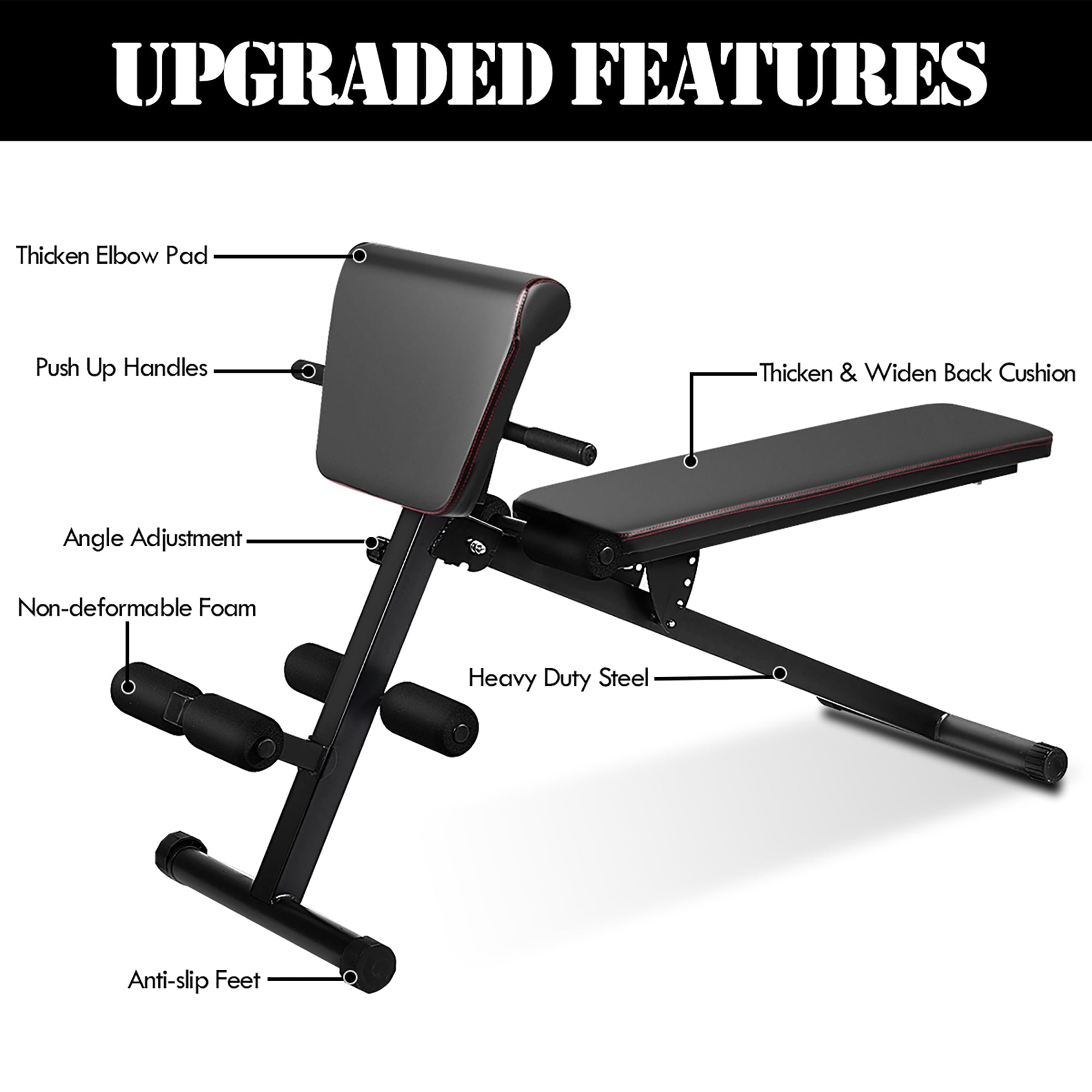 Costway adjustable weight bench sale