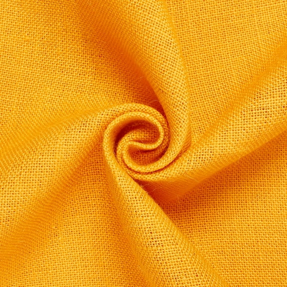 Burlap Gunny Hessian 100% Natural Sustainable Jute 60/61" Fabric By The Yard - Sunflower