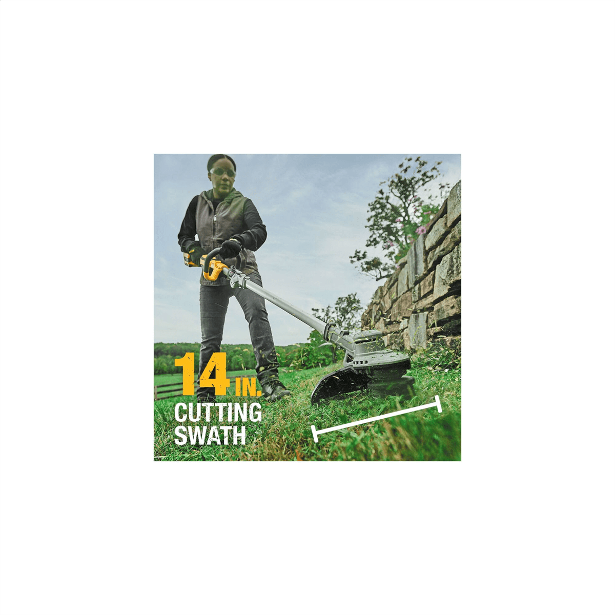 DeWALT Max 14" 20V Folding String Trimmer DCST922B (Bare Tool)