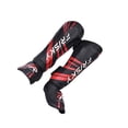 thumbnail image 2 of Guardoinrt Muay Thai Kickboxing Shin Guards Excellent Elastic Rope Fit Ensures Comfort During Sparring Training Sessions Red Black L, 2 of 6