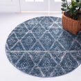 thumbnail image 2 of Unique Loom Diamond Titan Area Rug, 4'7" x 4'7", Dark Blue, 2 of 2