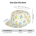 thumbnail image 5 of Goofa Snake And Cactus Printed Men's Baseball Cap,Straight Brim Hat,Golf Dad Hat,Versatile Style,Sun Protection Cap,Travel Hat, 5 of 9