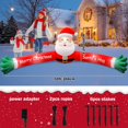 thumbnail image 2 of Santa Claus Inflable Gigante de 3 m Mukum con Luz LED para Exterior, 2 of 8