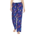 thumbnail image 2 of Lsque Ice Hockey Players With Puck Print Women's Pajama Pants, Lounge Pant - Comfortable Home Wear,Elastic Waistband, Stylish Design-X-Large, 2 of 9