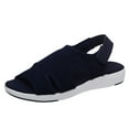 thumbnail image 5 of Dakaela Womens Orthopedic Sandals Ladies Recovery Sport Walking Shoes with Adjustable Strap Blue 9.5, 5 of 6
