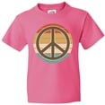 thumbnail image 3 of Inktastic Retro Peace Sign Sunset Youth T-Shirt, 3 of 5