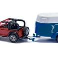 thumbnail image 2 of Jeep Red with Horse Trailer Blue and Horse Accessory Diecast Model by Siku, 2 of 4