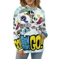 thumbnail image 6 of Teen Titans Go Hoodie 3D Print Pullover Hooded Long Sleeve Sweatshirts Tops Blouse with Pocket for Mens Womens, 6 of 7