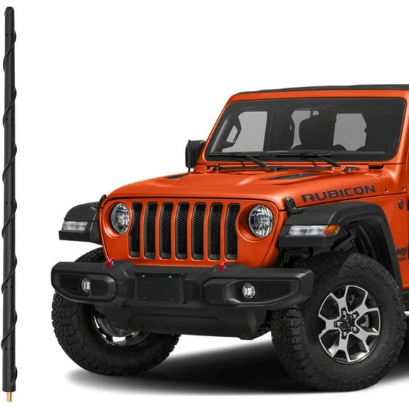shiyou-16 Inch Antenna Compatible with 2007-2024 Jeep Wrangler JK JL JKU JLU Gladiator JT, for Jeep Exterior Accessories Antenna Replacement
