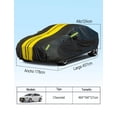 thumbnail image 3 of Volkswagen Cubierta para Auto,Funda para Coche con Cremallera Antiarañazos, para Volkswagen Golf GTI 2015-2018 (MK7) /Vento,Impermeable, Antipolvo, Antiuv, Protege tu Coche de Arañazos, 3 of 9