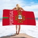 thumbnail image 1 of Football fan souvenir, Portugal beach towel, absorbent towel, sweat towel, 1 of 4
