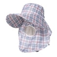 thumbnail image 3 of Shadoumai Hat with Fan Unisex USB and Solar Powered Fishing Brim Ventilador Wide Sunhat Outdoor Cooling Hats Hot Weather, 3 of 4