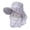 Blue, variant on Women's Checkered Sun Hat With Face & Neck Flap, UPF 50+ Breathable Wide Brim Hat for Vacation Outfits, Gardening & Outdoor Activities Blue One Size