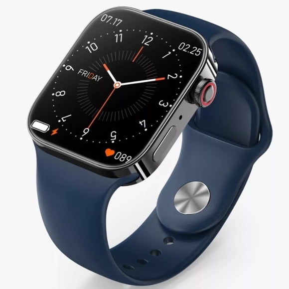 Reloj Inteligente Fralugio I14 Pro Full Touch Hd Azul Sport