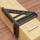 thumbnail image 2 of Regla de Orificio Triangular Regla de áNgulo de CarpinteríA de Alta PrecisióN Calibre CarpinteríA MedicióN y Marcado Herramienta Manual-Pulgadas, 2 of 5