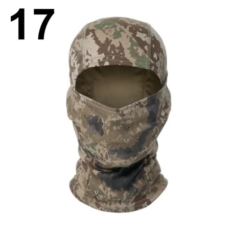 Camouflage Balaclava Full Face Mask Ski Bike Cycling Hunting Head Cover Scarf Cap Balaclava Men 17 Speckle Desert