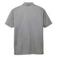 thumbnail image 5 of Yellow Rooster Mens Short Sleeve Heathered Silk Touch Polo Shadow Grey Heather M, 5 of 6