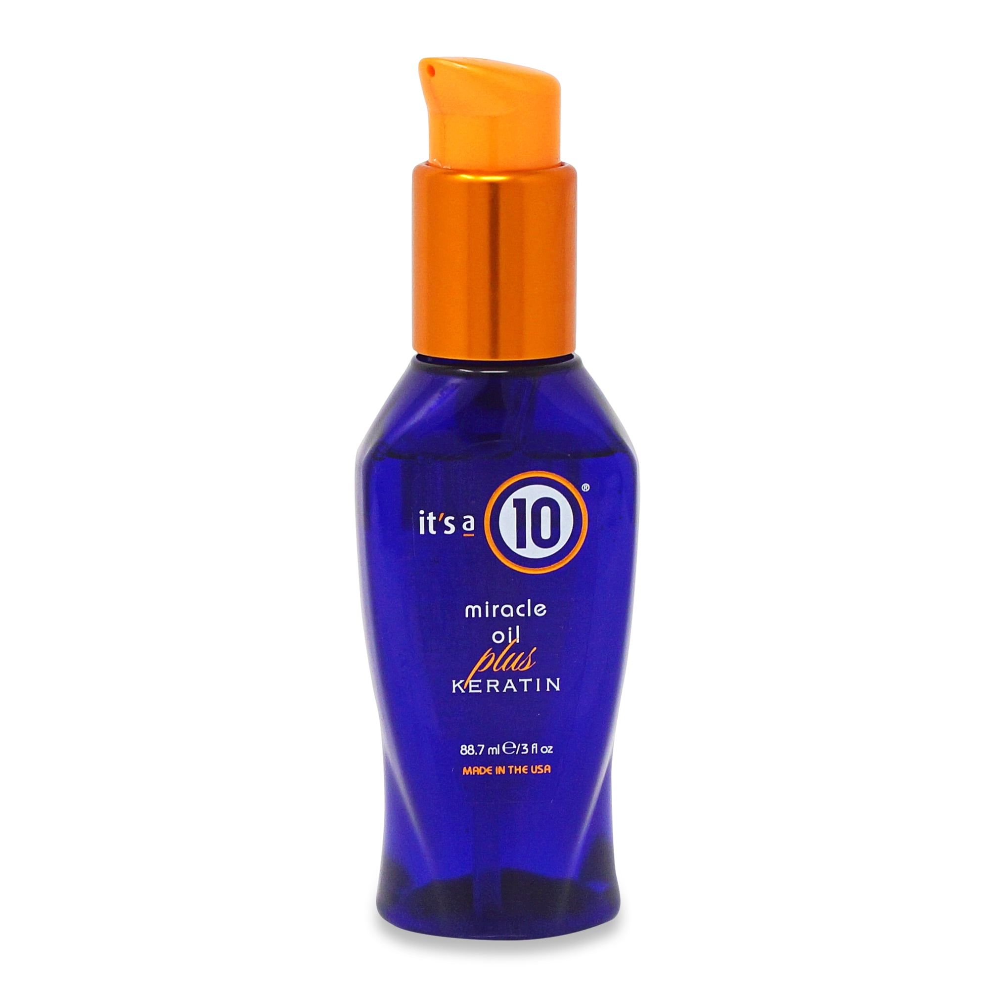 It's a 10 Miracle Oil Plus Keratin Hair Oil, 3 fl oz