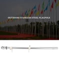 thumbnail image 2 of Flagpole Stainless Steel Flagpole Suitable For House Courtyard Garden Anti rust Flag Holder (sil, 2 of 5