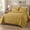 Gold, variant on All‑Season Floral Quilt Bedspread – Lightweight & Cozy,Color:Beige,Size:Queen