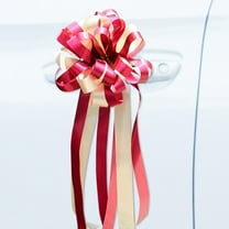 MLINS 10pcs Multi Color Pull Bows for Decoration Gift Wrapping Party Wedding Christmas Size 4 inch Plastic