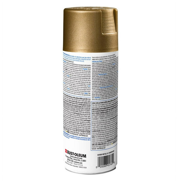 Rust Oleum Imagine Metallic Champagne Spray Paint 11 oz Walmart