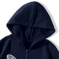 thumbnail image 2 of CHGBMOK Women's Zipper up Hoodie Gothic Butterfly Printing Hooded Sweatshirts Y2K Retro -Graphic Jacket Outwear, 2 of 5