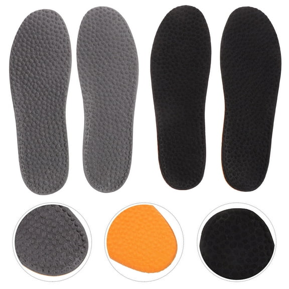 WHAMVOX Detachable Insole for Shoes with Arch Support and Ventilation Holes Assorted Color 2 Pairs