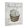 thumbnail image 4 of Stupell Industries Vintage Laundry Co Typography Painting Gallery Wrapped Canvas Art Print Wall Art, 30 x 40, 4 of 8