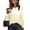 Yellow, variant on Abtuhar Long Sleeve Shirts for Women Fall Print Gradient Round Neck Standard Hem Soft Fabric Womens Tops