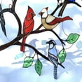 thumbnail image 2 of Lovely Stained Glass Effect Birds - On - Branch Window Panel Hanging, 2 of 7
