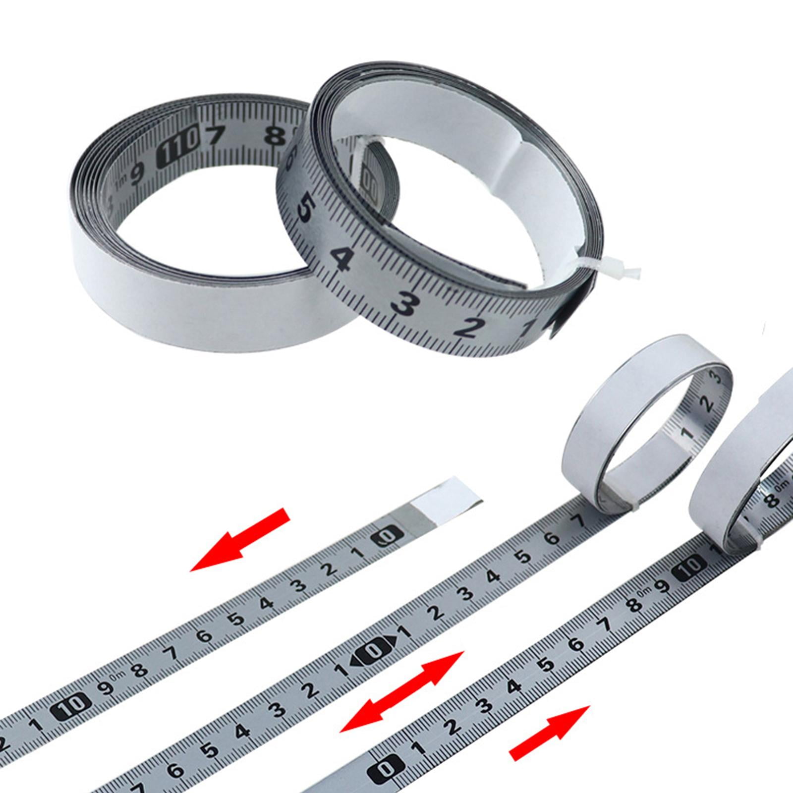 Self Adhesive Tape Measure Metric 100cm/150cm/200cm Measuring Tape Vertical  Read Workbench Ruler Saw Table Woodworking Tools - AliExpress